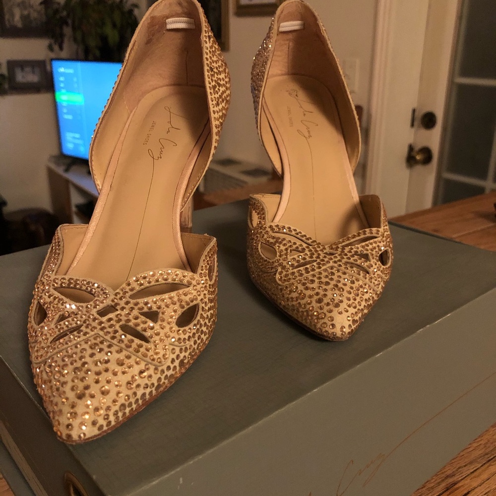 Lola Cruz Jewel Shoes